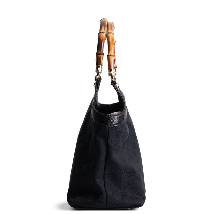 GUCCI GG Canvas Bamboo Top Handle OUTLET FINAL SALE