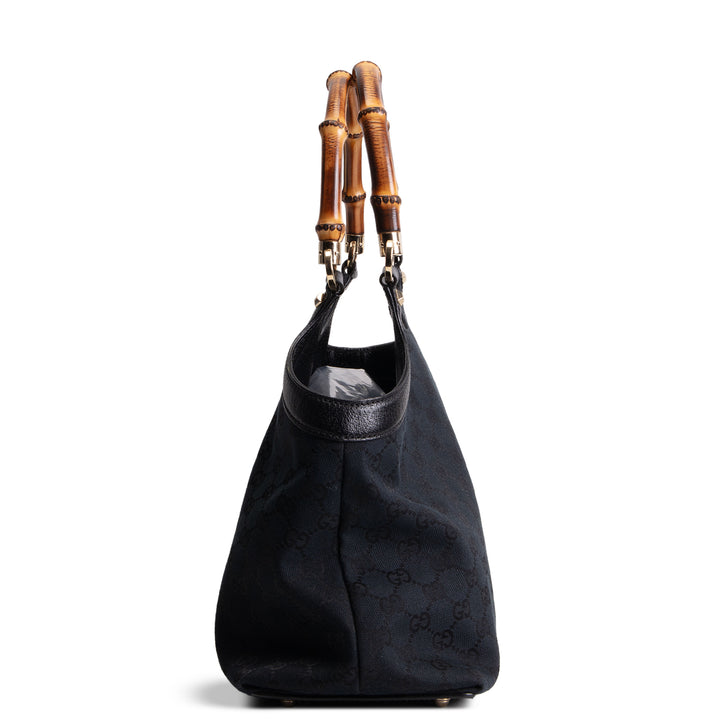 GUCCI GG Canvas Bamboo Top Handle OUTLET FINAL SALE