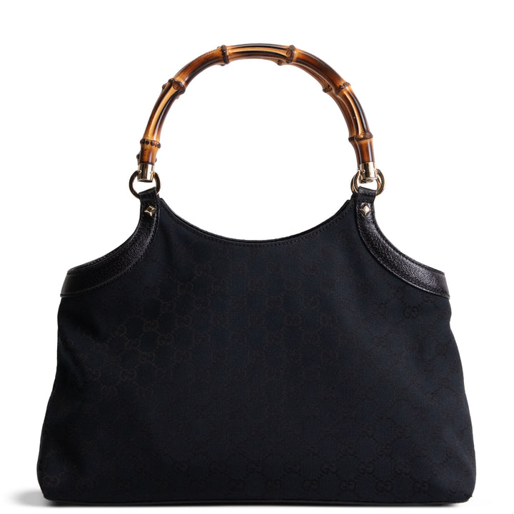 GUCCI GG Canvas Bamboo Top Handle OUTLET FINAL SALE