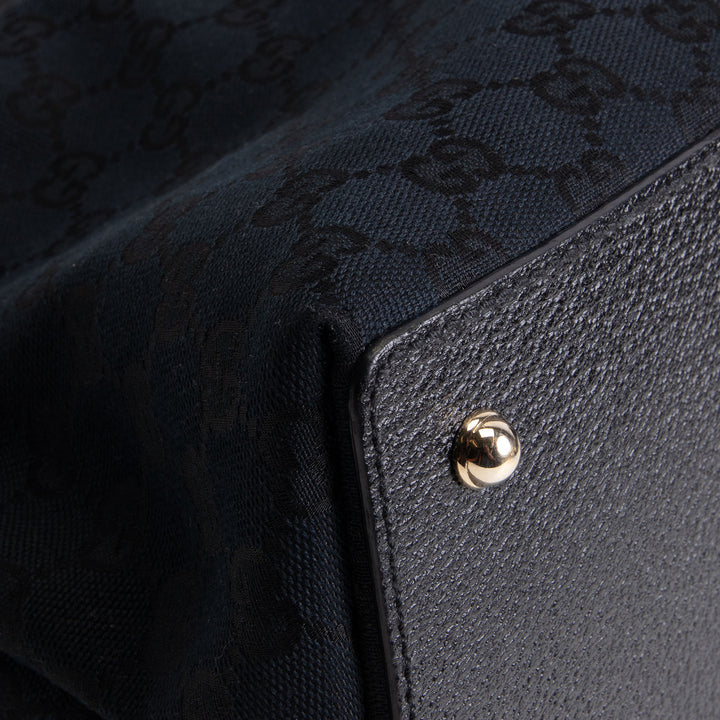 GUCCI GG Canvas Bamboo Top Handle OUTLET FINAL SALE