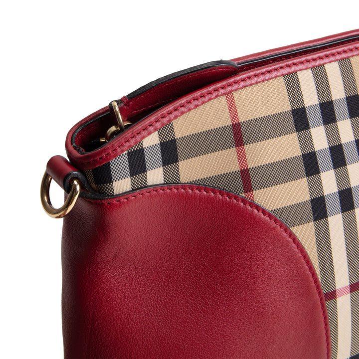 BURBERRY Horseferry Check Crossbody Bag