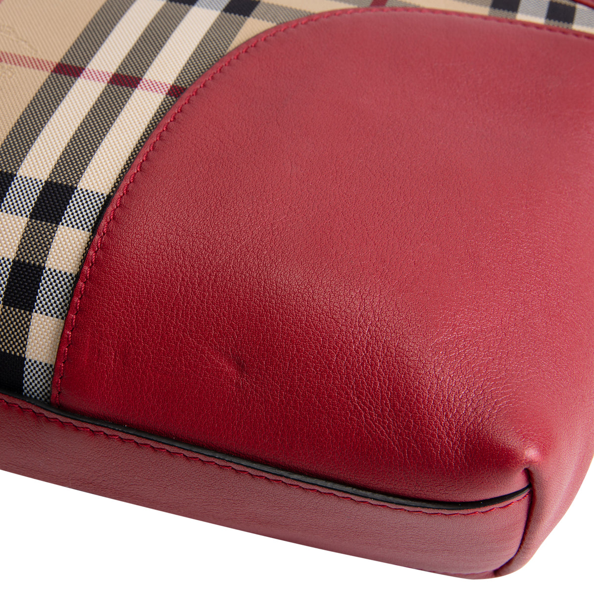 BURBERRY Horseferry Check Crossbody Bag