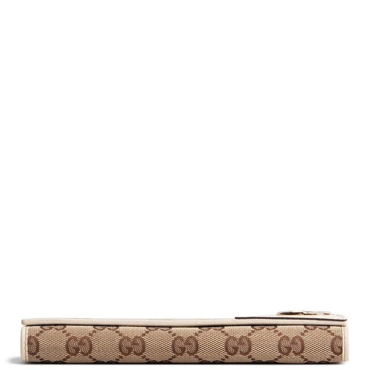 GUCCI Britt GG Canvas Continental Wallet