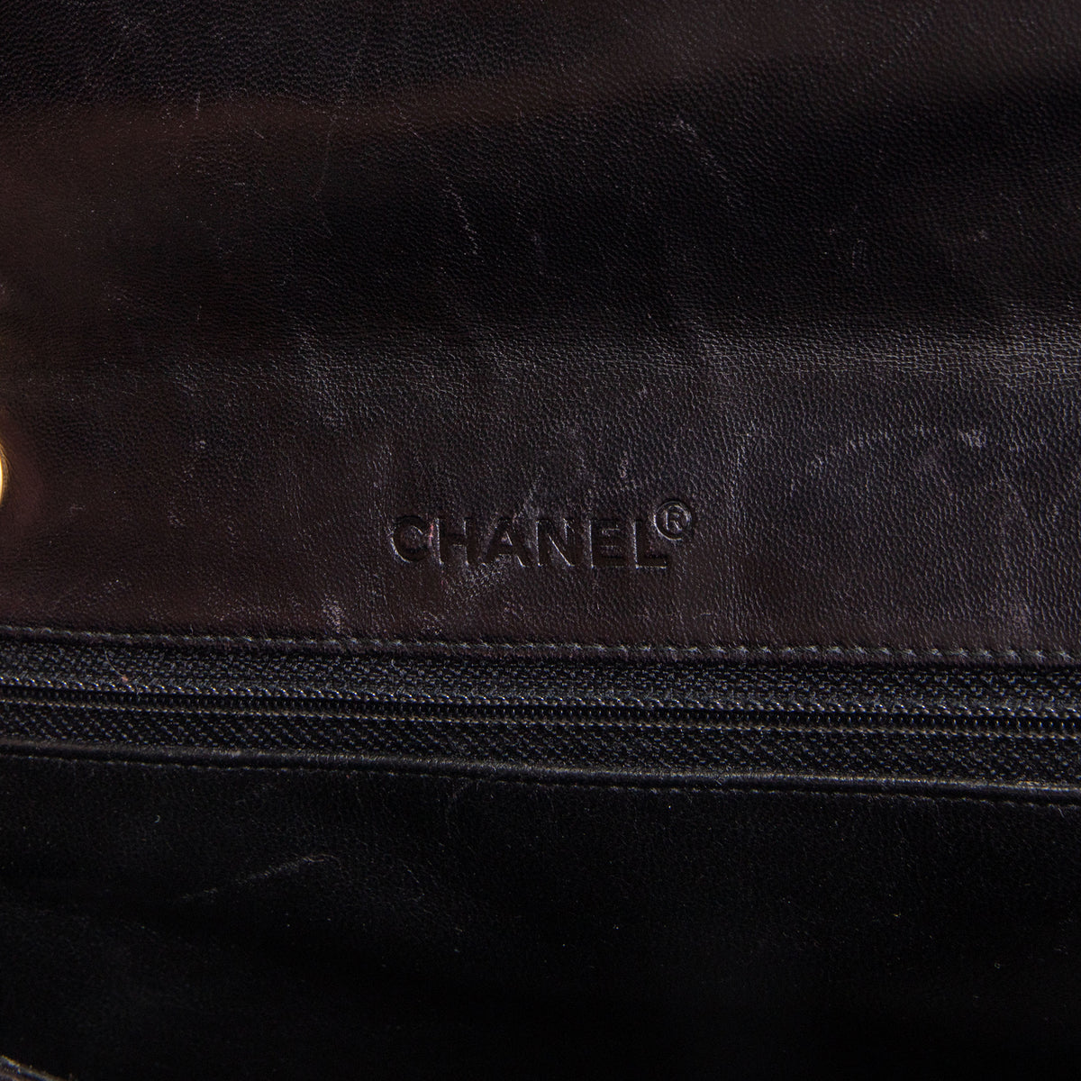 CHANEL Vintage Crazy Stitch Chocolate Bar Flap Bag - Dark Brown - OUTLET FINAL SALE