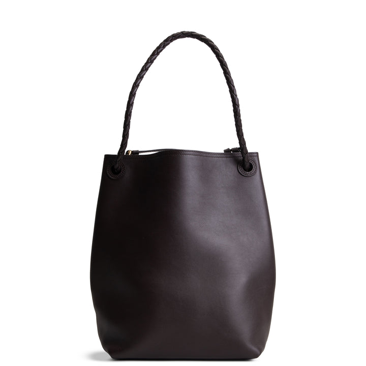 BOTTEGA VENETA Andiamo Bucket Bag - Chocolate Brown