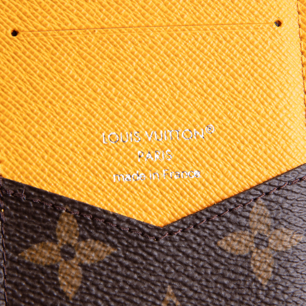 LOUIS VUITTON Monogram Pocket Organizer - Yellow