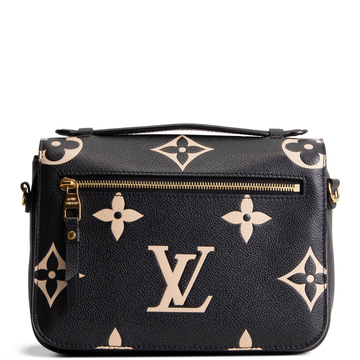 LOUIS VUITTON Bicolor Empreinte Pochette Metis - Black/Cream