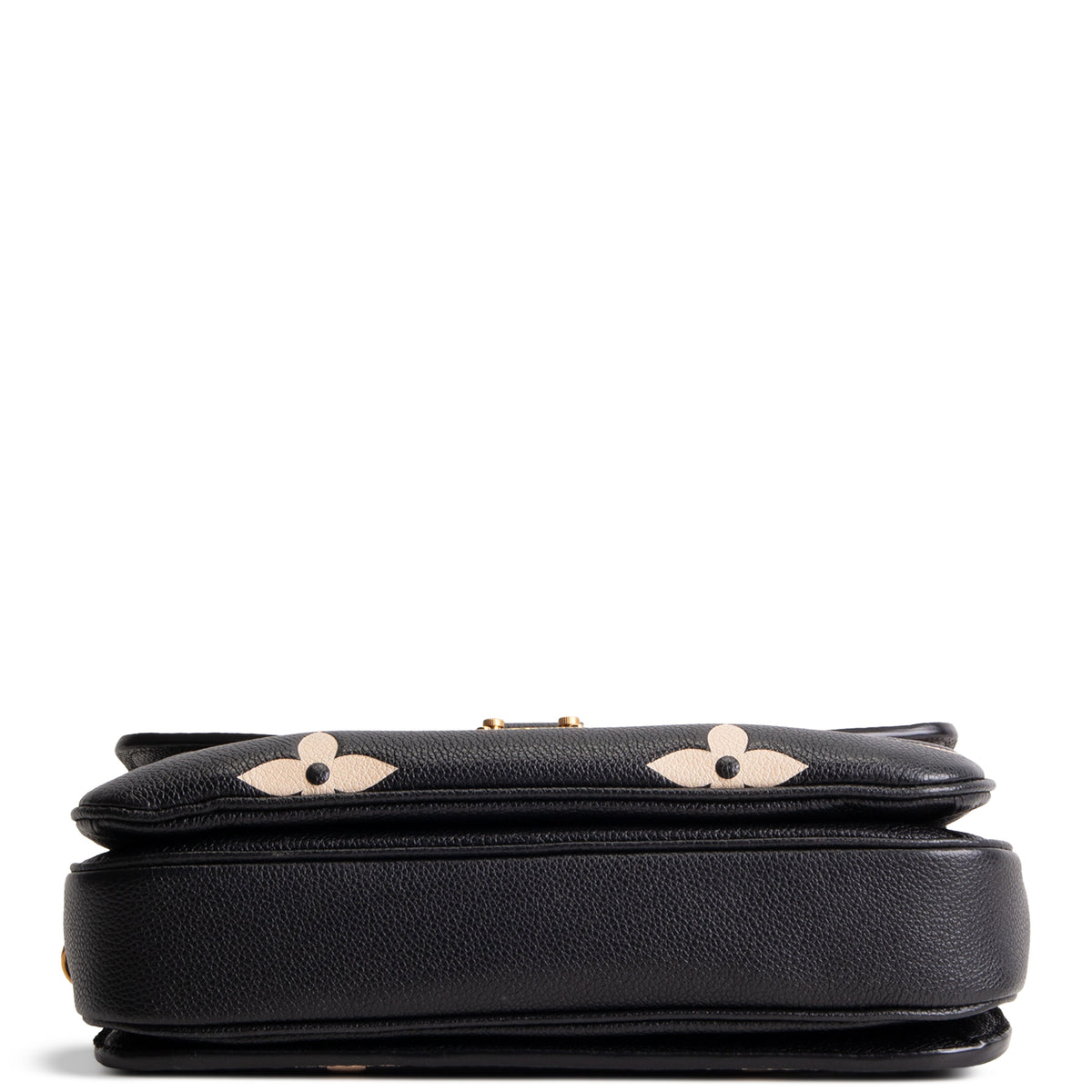 LOUIS VUITTON Bicolor Empreinte Pochette Metis - Black/Cream