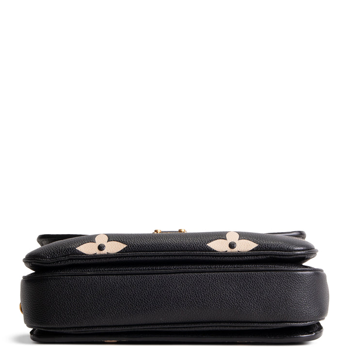 LOUIS VUITTON Bicolor Empreinte Pochette Metis - Black/Cream