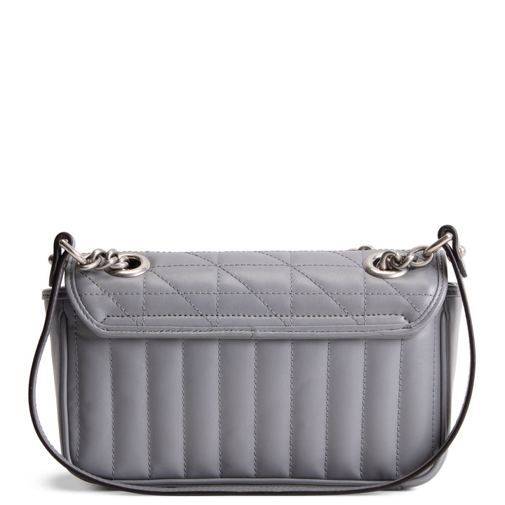 GUCCI Small Aria GG Marmont Shoulder Bag - Gray
