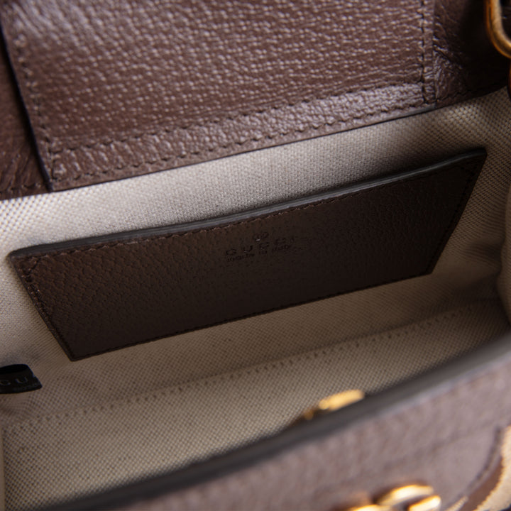 GUCCI Jumbo GG Mini Diana Tote - Beige &amp; Ebony