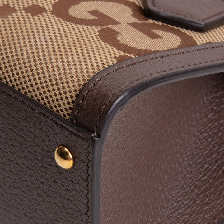 GUCCI Jumbo GG Mini Diana Tote - Beige &amp; Ebony