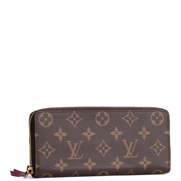 LOUIS VUITTON Monogram Clemence Wallet - Fuchsia
