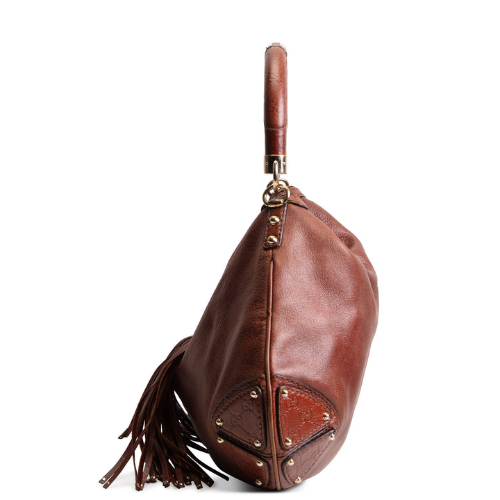 GUCCI Leather Indy Hobo Large OUTLET FINAL SALE
