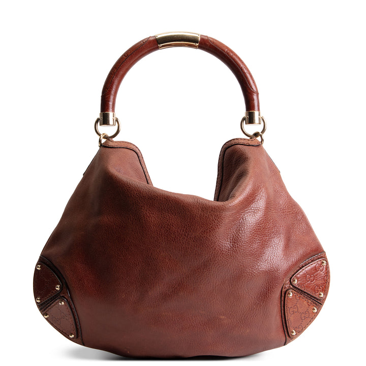 GUCCI Leather Indy Hobo Large OUTLET FINAL SALE
