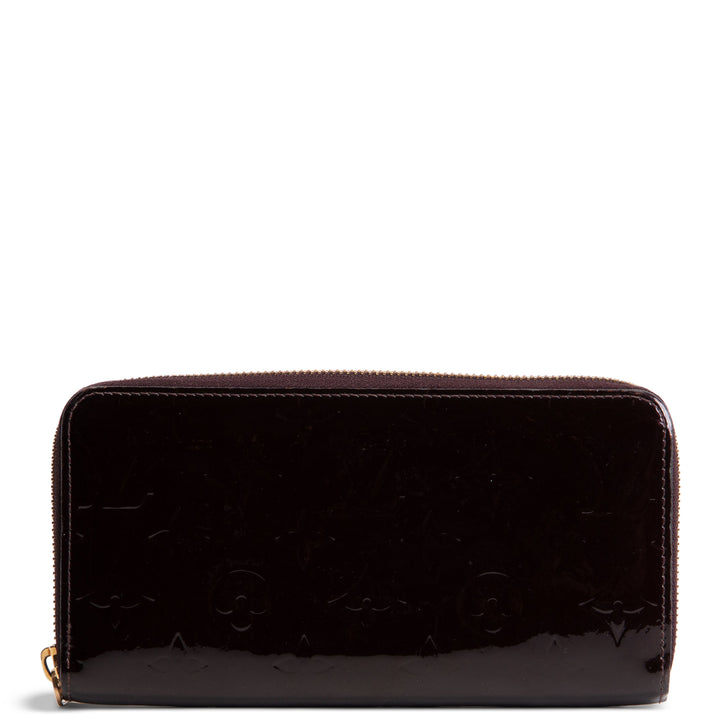 LOUIS VUITTON Vernis Monogram Zippy Wallet