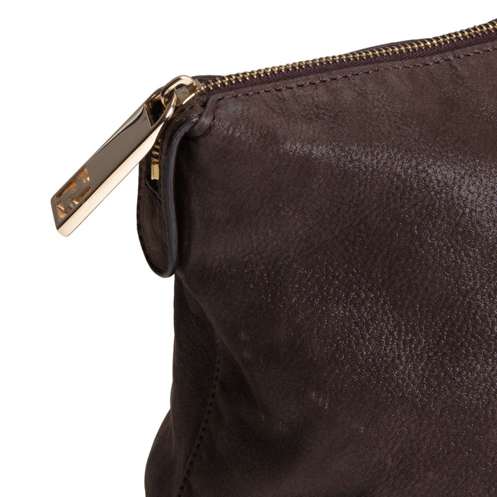 FENDI Leather Top Handle Bag - Grey OUTLET FINAL SALE
