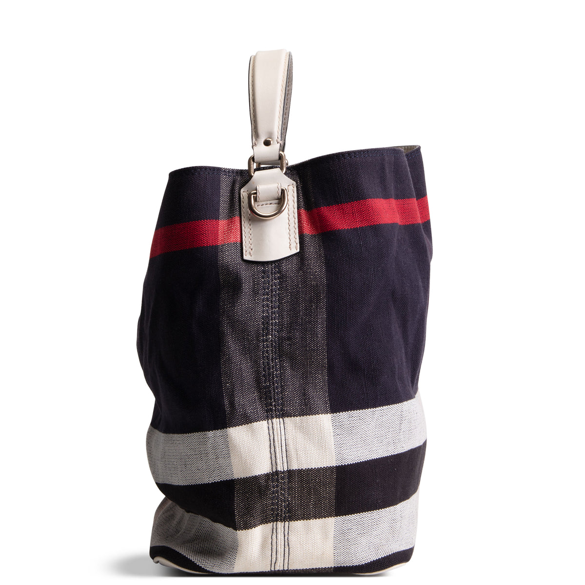BURBERRY Ashby Mega Check Canvas Bucket