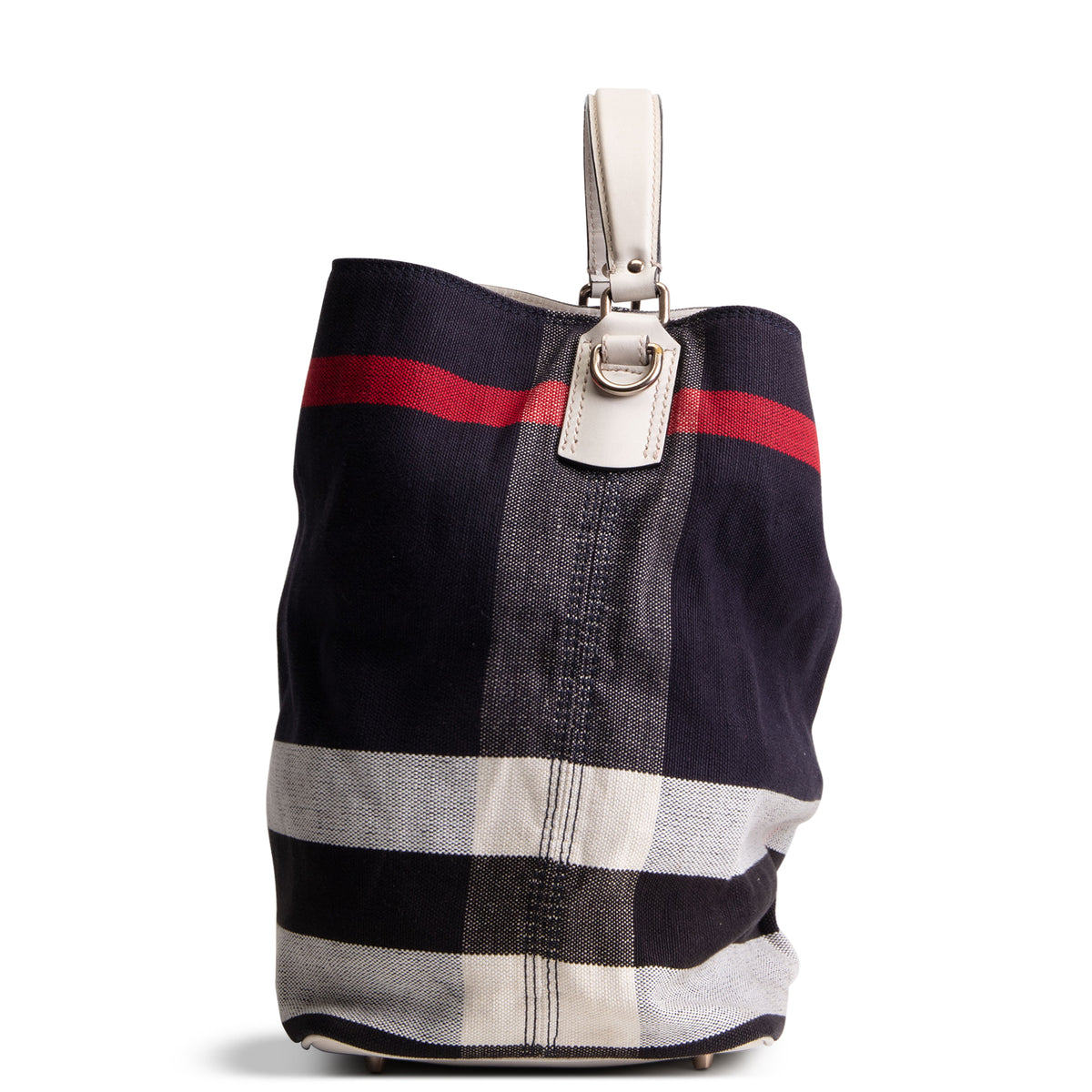 BURBERRY Ashby Mega Check Canvas Bucket
