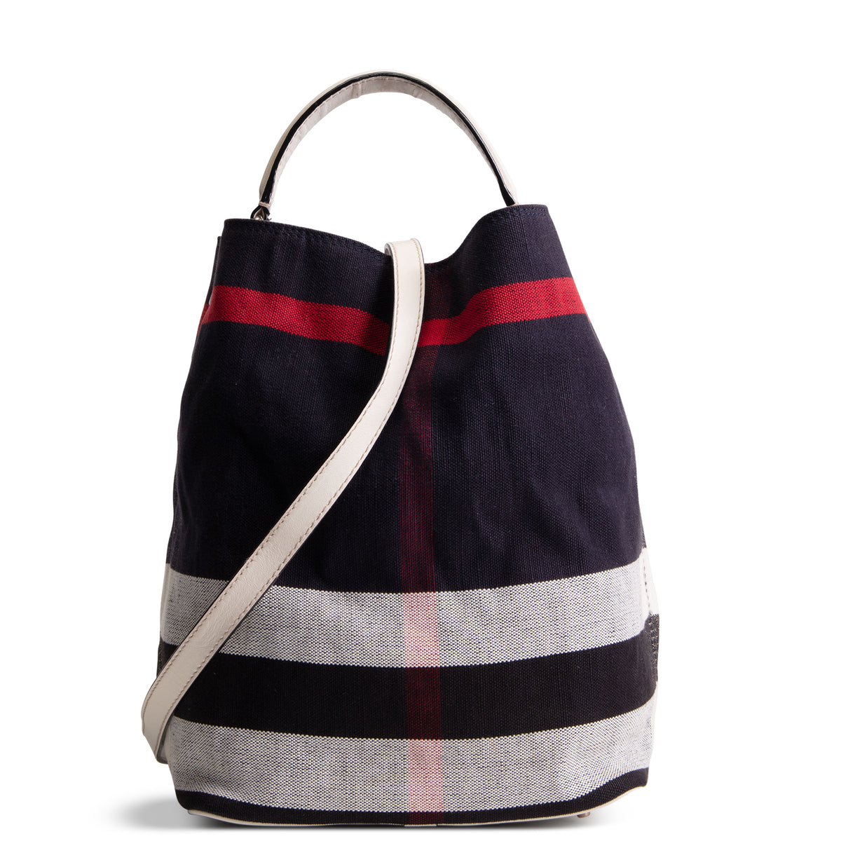 BURBERRY Ashby Mega Check Canvas Bucket