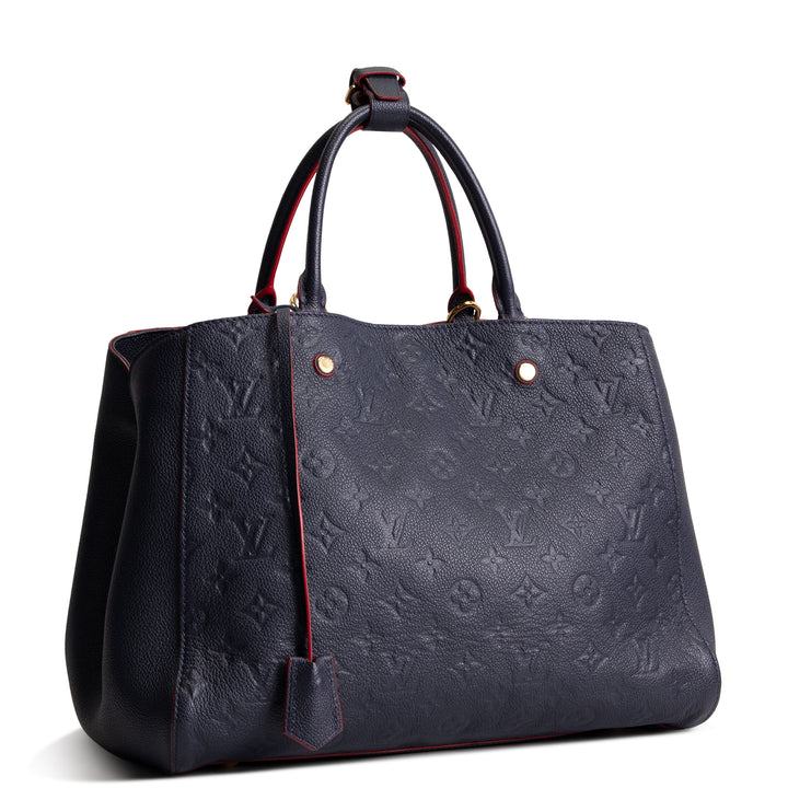 LOUIS VUITTON Montaigne MM Empreinte - Blue