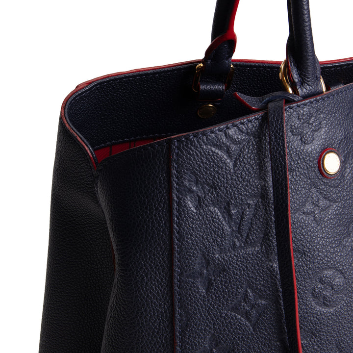 LOUIS VUITTON Montaigne MM Empreinte - Blue