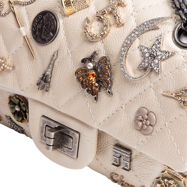 CHANEL Lucky Charms Reissue Double Flap - Cream