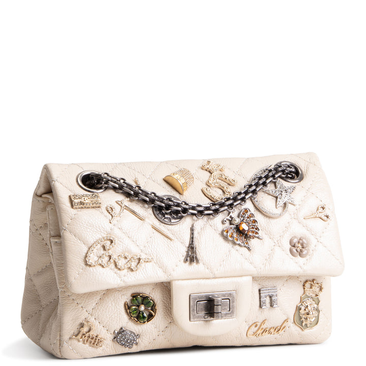 CHANEL Lucky Charms Reissue Double Flap - Cream