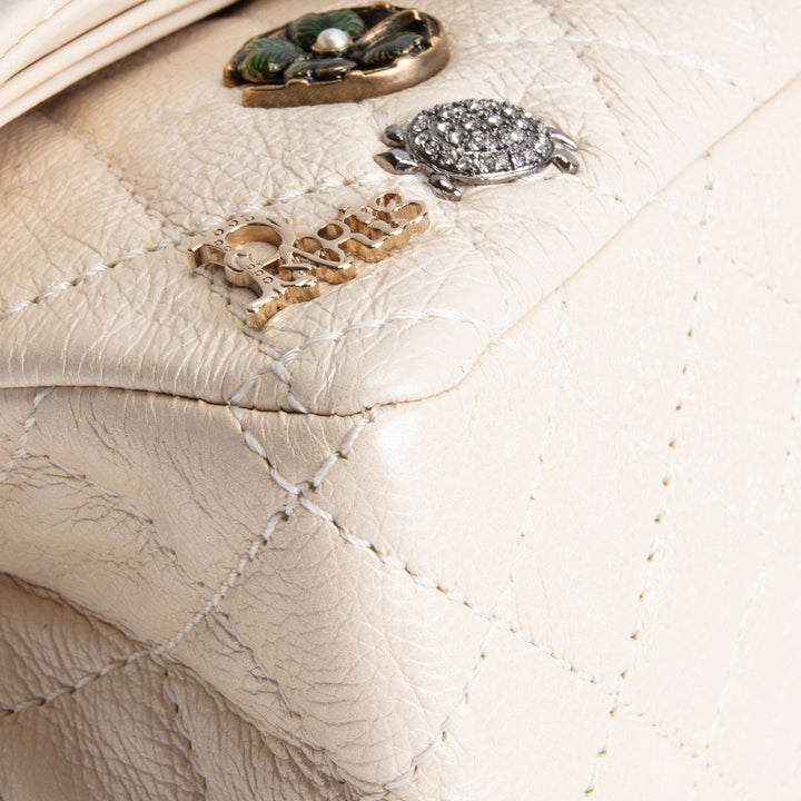 CHANEL Lucky Charms Reissue Double Flap - Cream