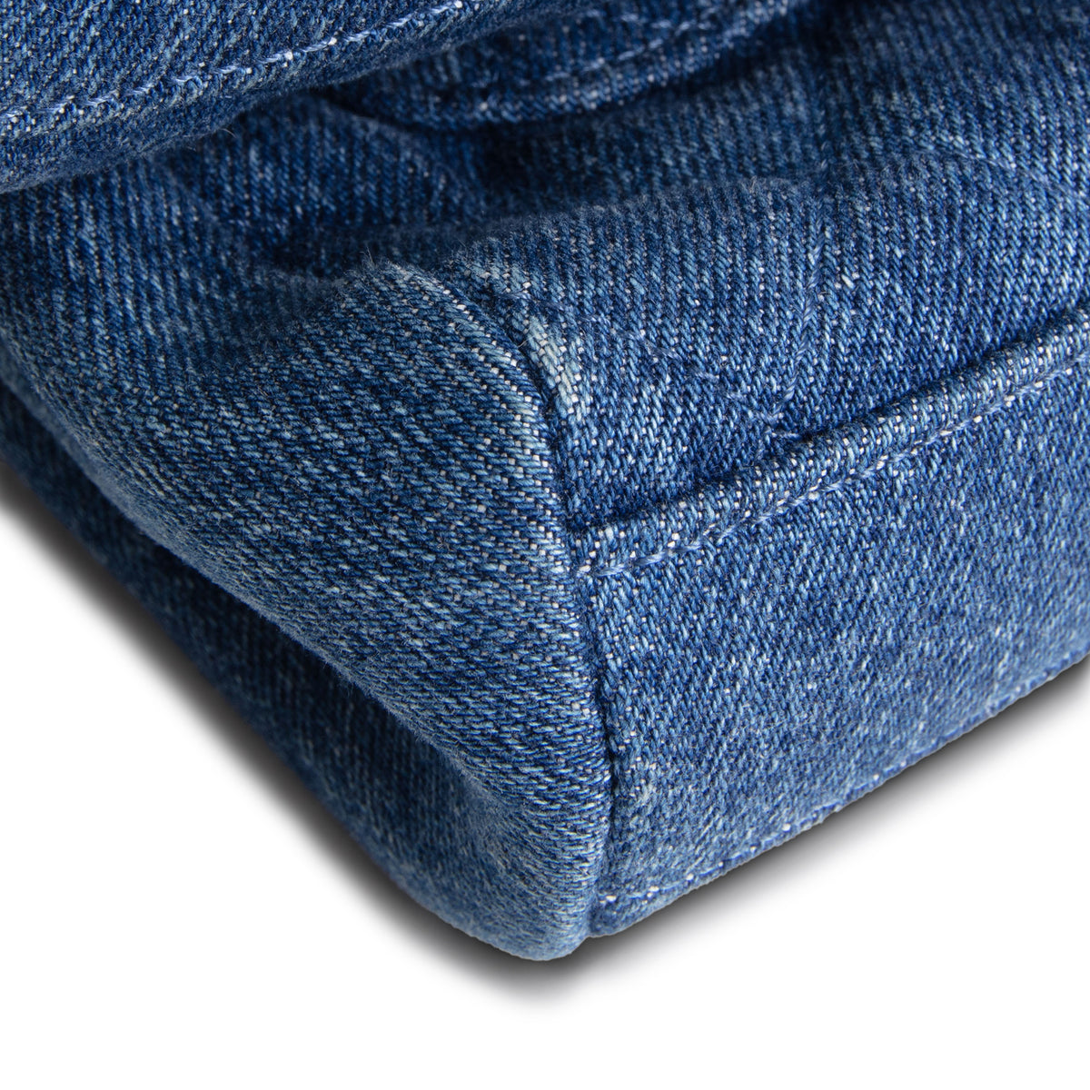 CHANEL Denim Side Pack - Blue