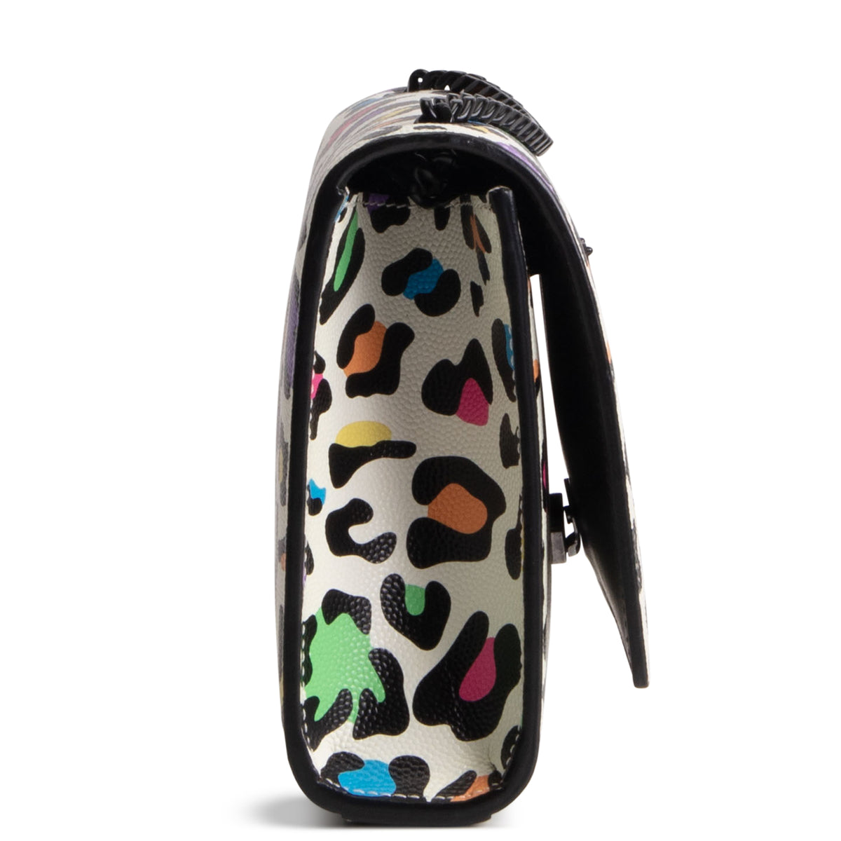 SAINT LAURENT Small Kate Shoulder Bag - Multicolor Leopard