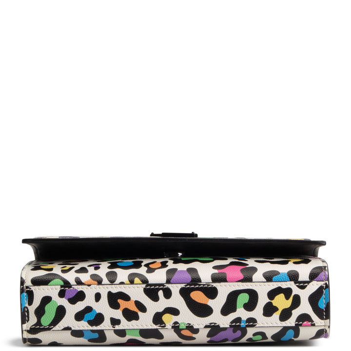 SAINT LAURENT Small Kate Shoulder Bag - Multicolor Leopard