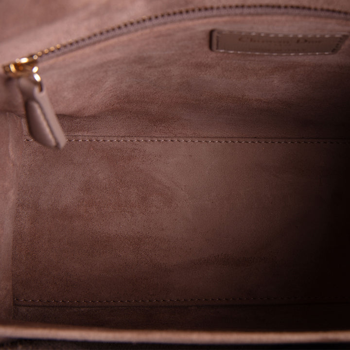 DIOR Medium Lady Dior - Taupe Lambskin