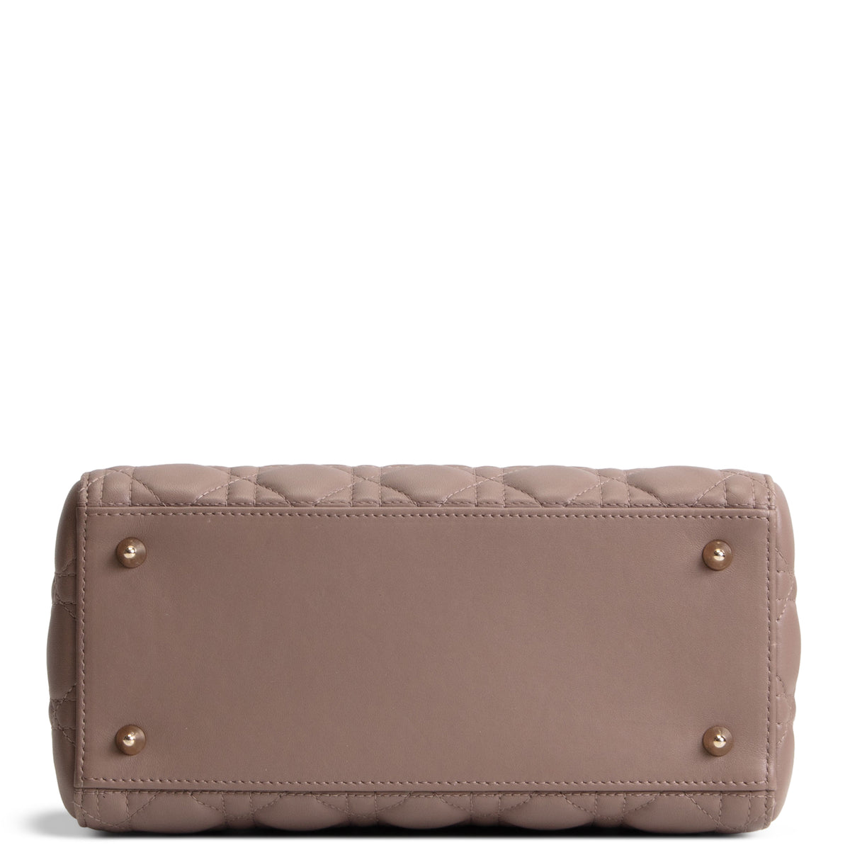 DIOR Medium Lady Dior - Taupe Lambskin