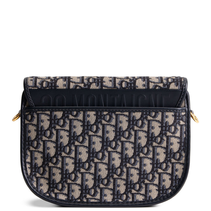 DIOR Medium Blue Oblique Jacquard Bobby Bag