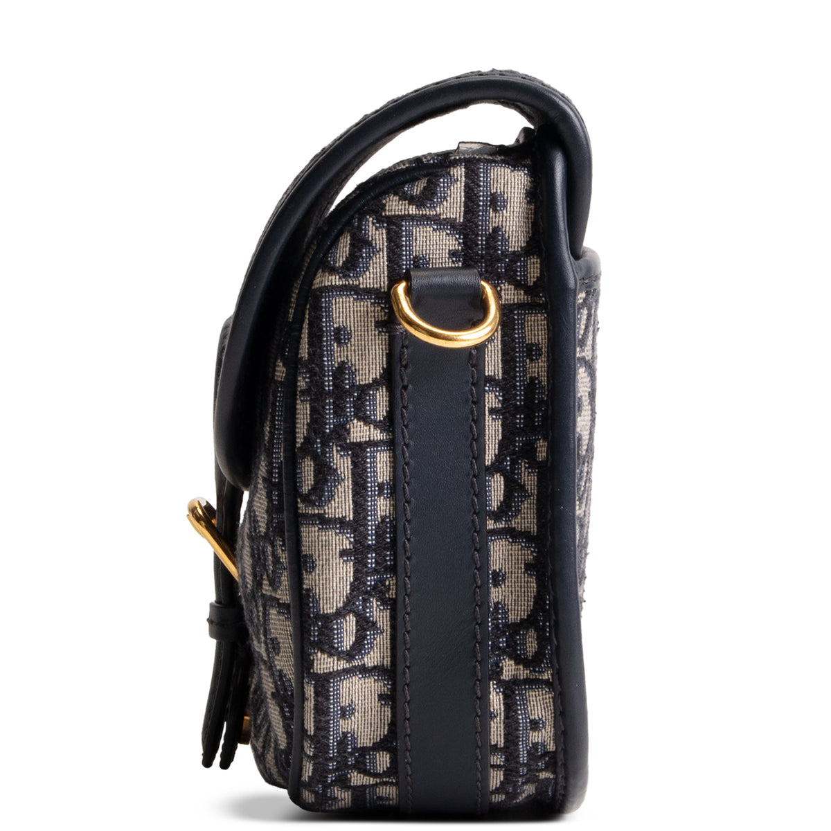 DIOR Medium Blue Oblique Jacquard Bobby Bag