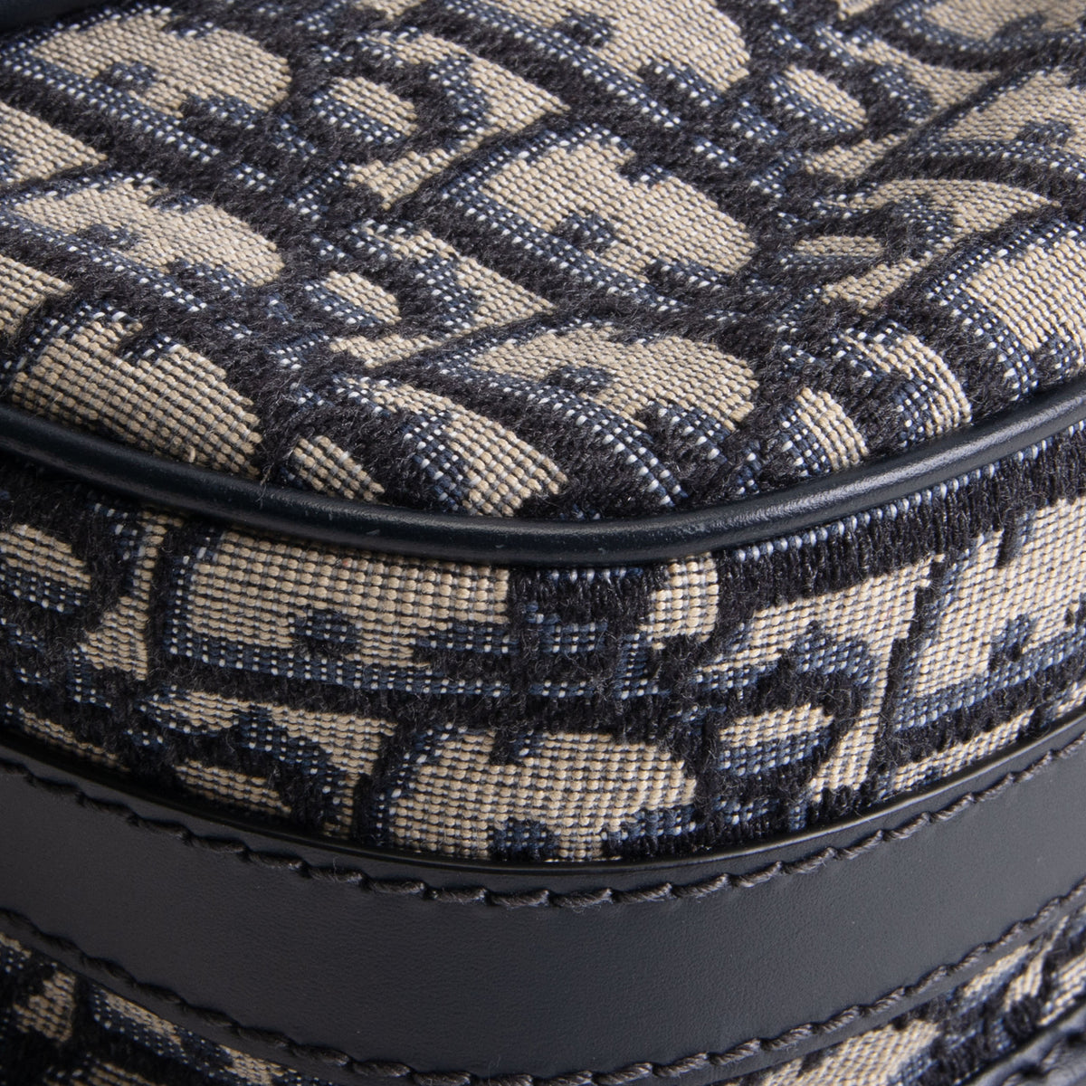 DIOR Medium Blue Oblique Jacquard Bobby Bag