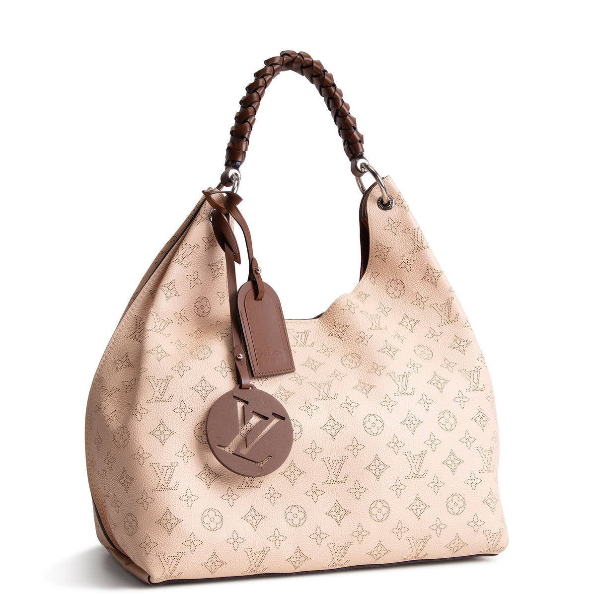 LOUIS VUITTON Monogram Mahina Carmel Hobo