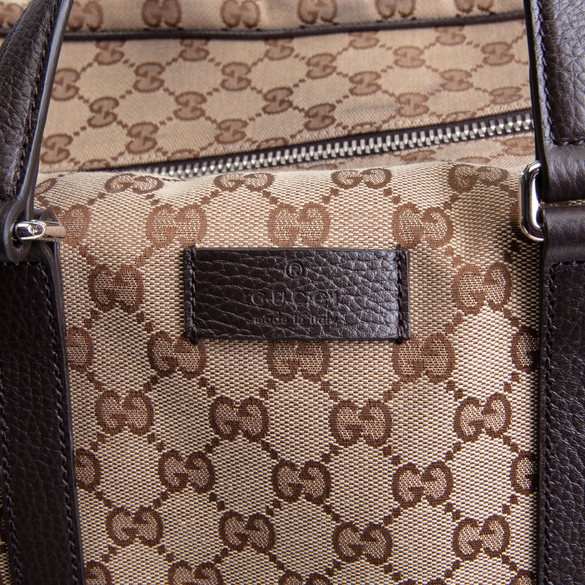 GUCCI GG Canvas Duffle Weekender