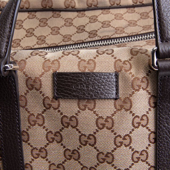 GUCCI GG Canvas Duffle Weekender