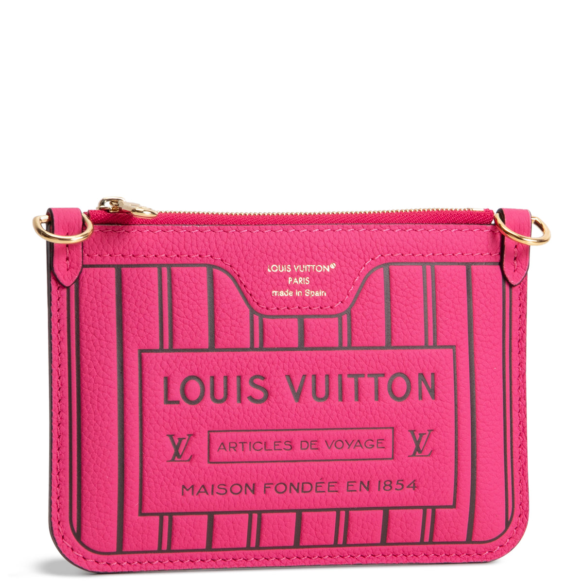 LOUIS VUITTON Neverfull Inside Out BB Pochette - Rose Pondichery