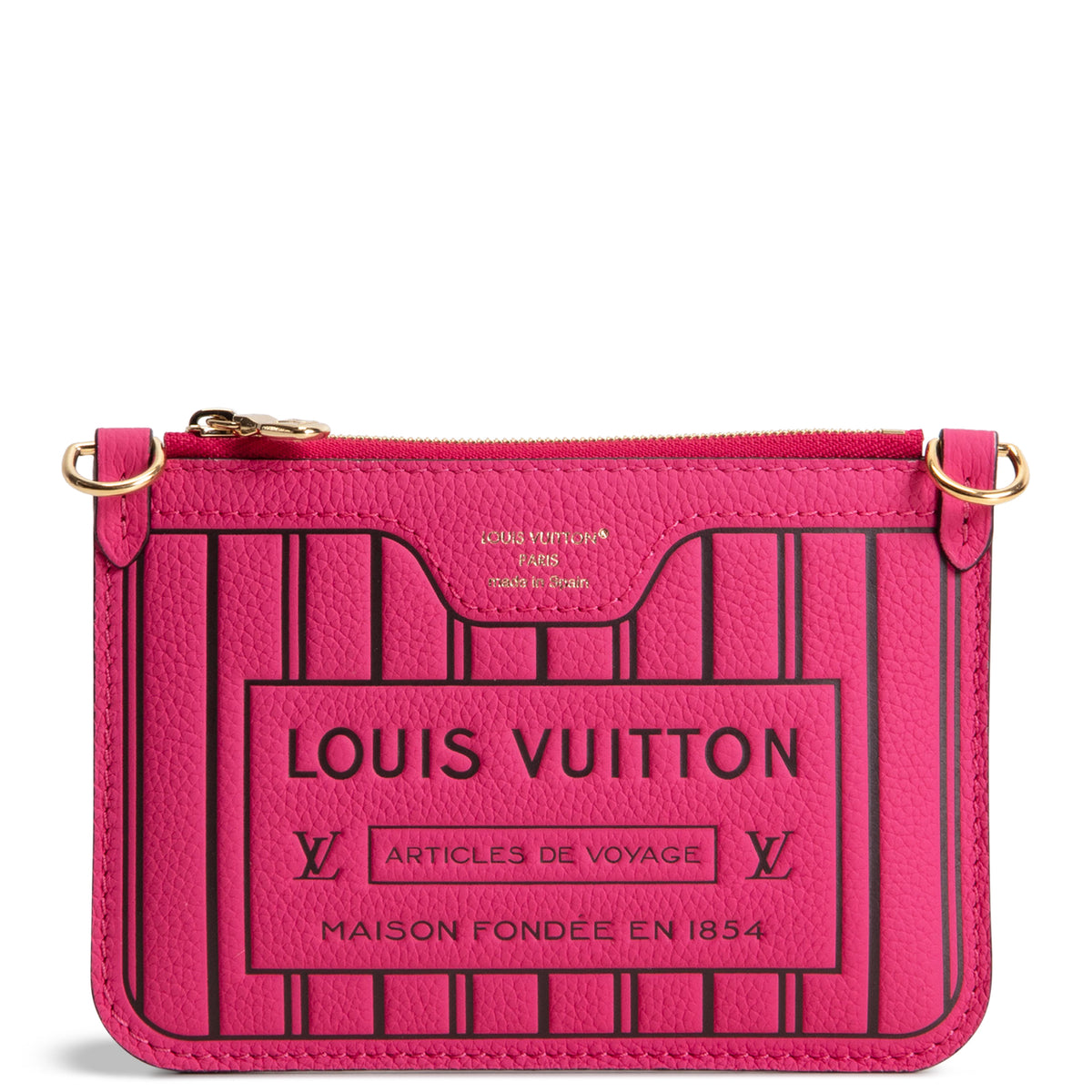 LOUIS VUITTON Neverfull Inside Out BB Pochette - Rose Pondichery