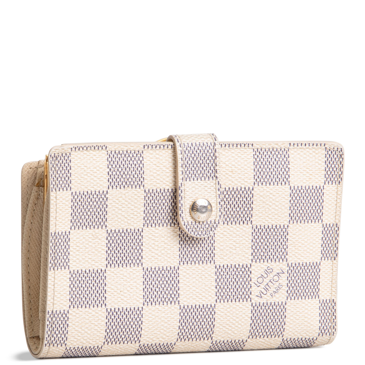 LOUIS VUITTON Damier Azur French Purse Wallet OUTLET FINAL SALE