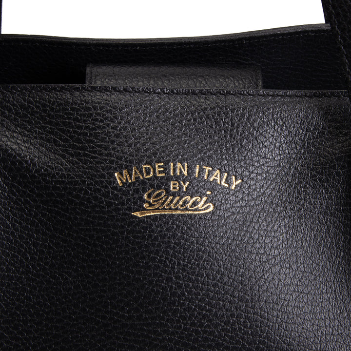 GUCCI Swing Tote - Black OUTLET FINAL SALE