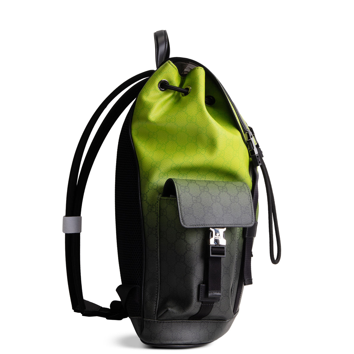 GUCCI Chroma GG Supreme Large Backpack - Black/Green