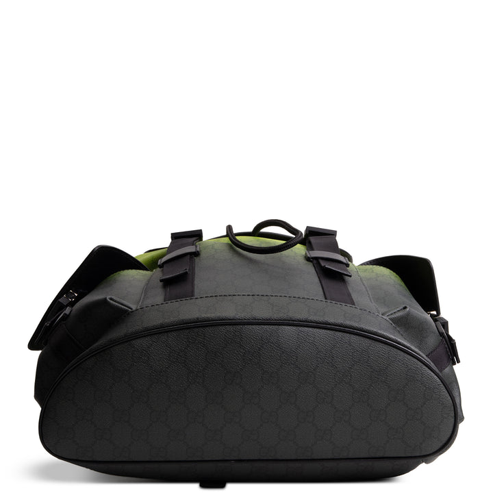 GUCCI Chroma GG Supreme Large Backpack - Black/Green