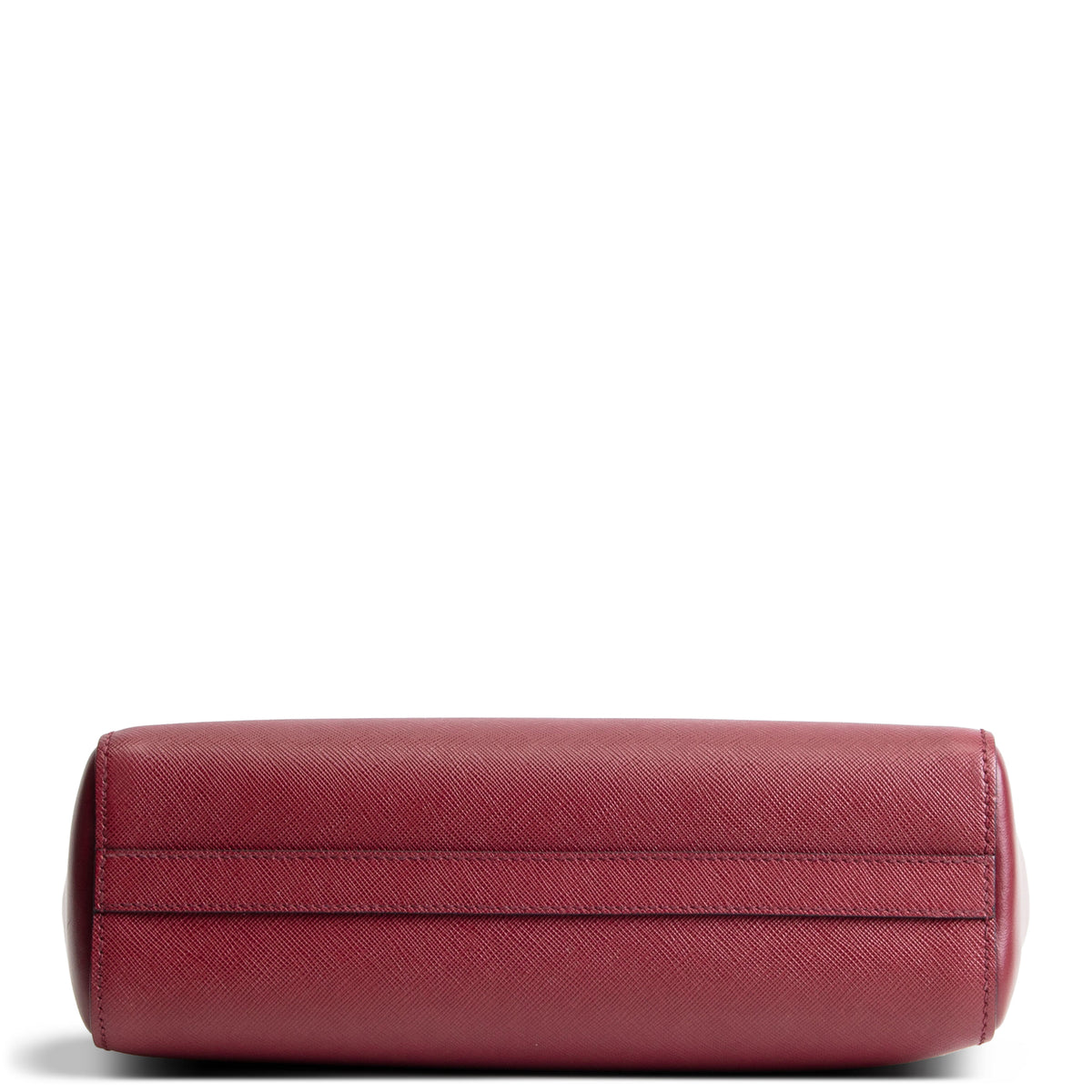 PRADA Saffiano Lux Satchel - Bordeaux