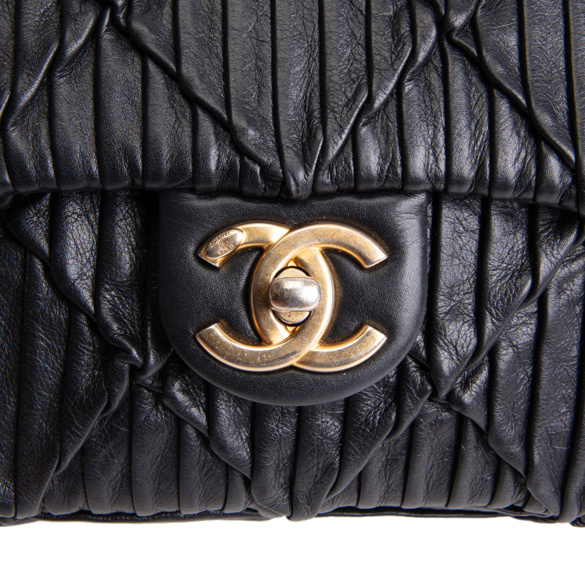 CHANEL Leather Soul Mini Flap Bag