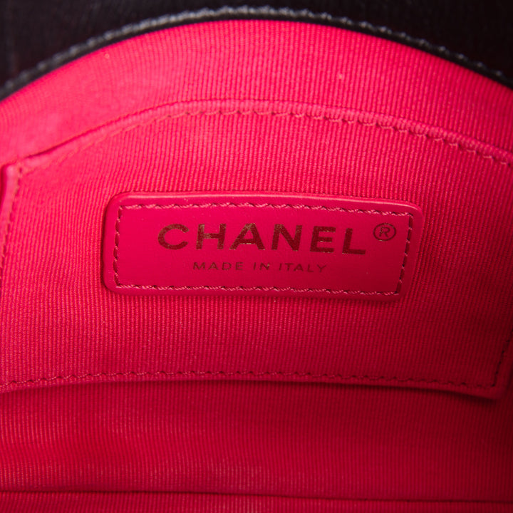 CHANEL Leather Soul Mini Flap Bag