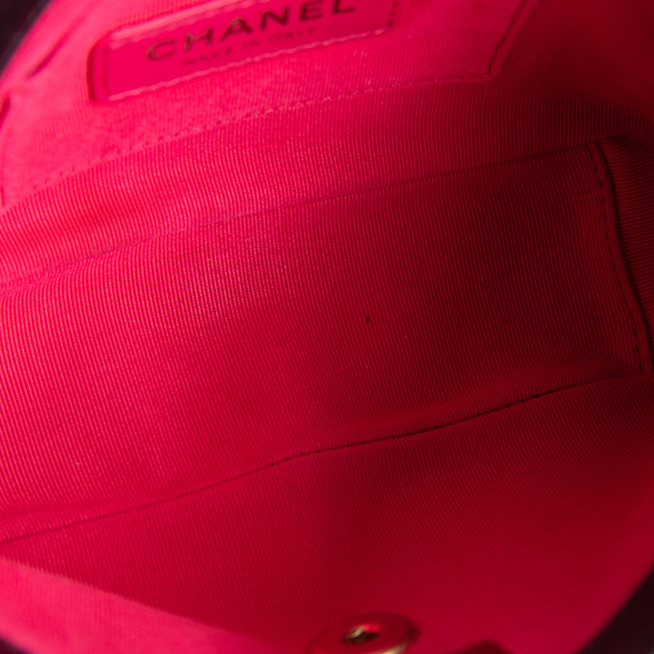 CHANEL Leather Soul Mini Flap Bag